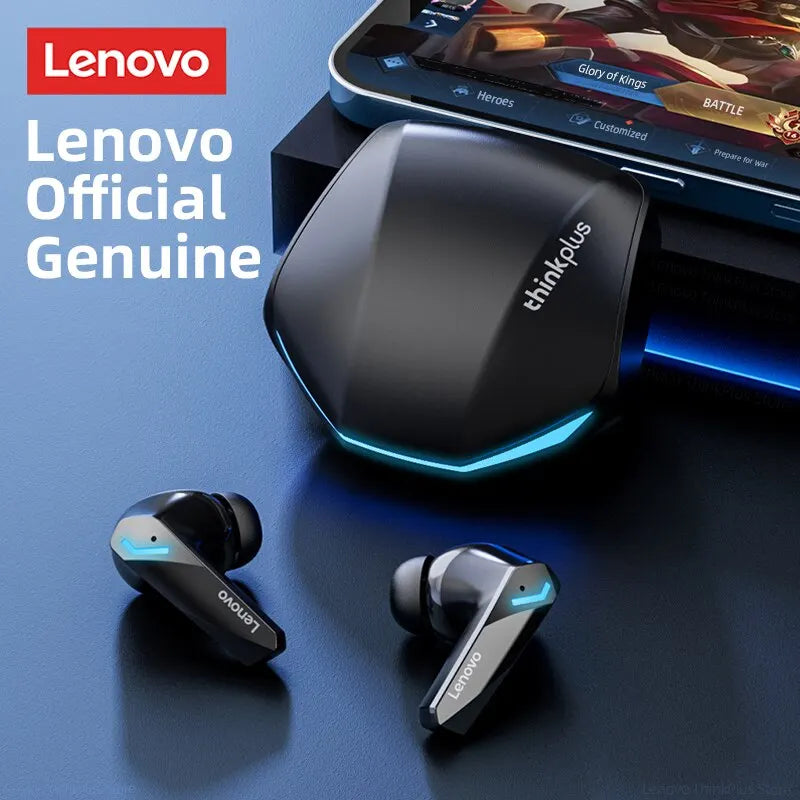 Choice Lenovo GM2 Pro Wireless Bluetooth 5.3 Earphones Gaming Low Latency Dual Mode Music Earbuds Sports In-Ear Headset With Mic Beauty World Shop