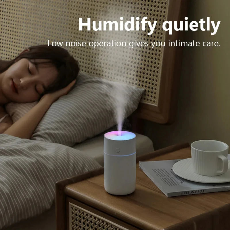 HOMEFISH Colorful Portable Mini Air Humidifier USB Rechargeable Wireless Home Car Aroma Diffuser Essential Oil Atomizer Beauty World Shop