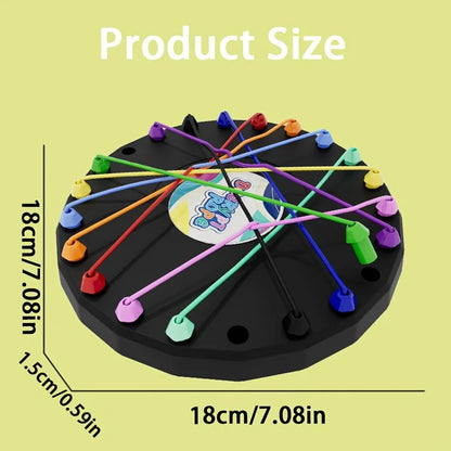 Rope Untying Challenge Educational Toys Kid Rope Knots Sensory Social Board Game Decryption Game Logic Thinking Training Toys Beauty World Shop