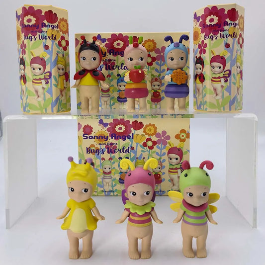 Sonny Angel Bug'S World Blind Box Ladybug Ant Snail Angel Cute Doll Mini Figure Anime Handmade Ornament Model Decor Toys Gift Beauty World Shop