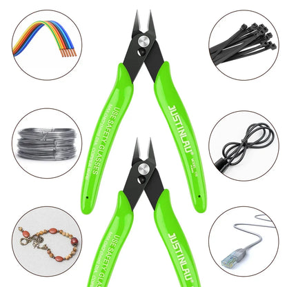 Universal Pliers Multi Functional Tools Electrical Wire Cable Cutters Cutting Side Snips Flush Stainless Steel Nipper Hand Tools Beauty Fashion