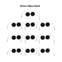 20pcs 32mm black