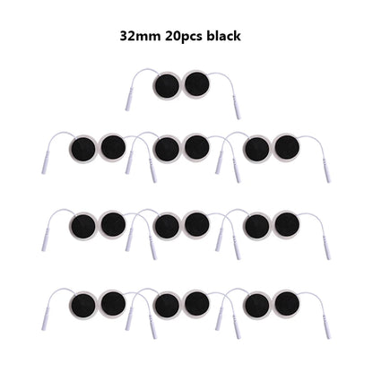 32mm EMS Electrode Pads Slim Self Adhesive Gel Electrode Sticker For Tens Acupuncture Digital Therapy Machine Beauty World Shop