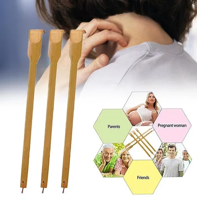 Natural Bamboo Back Scratcher – Soothe Itchy Skin and Unwind, Ideal for Older Adults Beauty World Shop