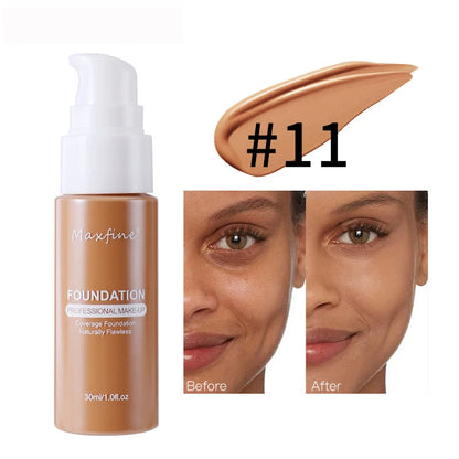 Liquid Foundation Effective Concealer Waterproof Sweat-resistant Makeup Professional Cosmetics Beauty World Shop