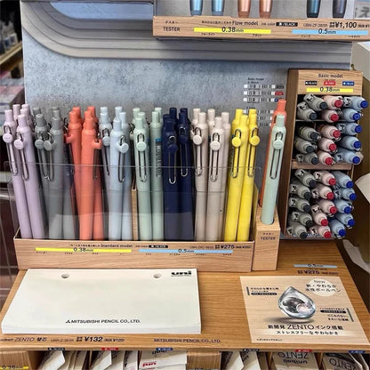 uniball ZENTO Standard 0.38/0.5mm Gel Pens,Water-Based Smooth Writing Roller Ball Pens Fit for a variety of occasions Stationery Beauty World Shop