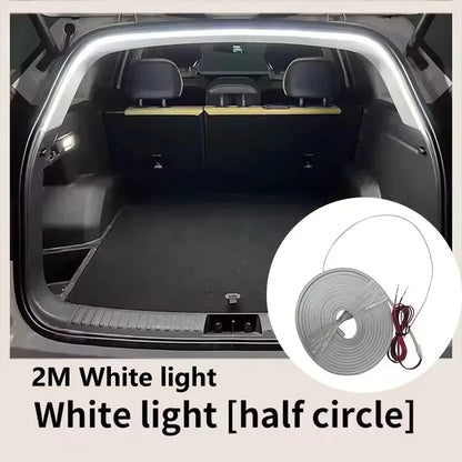 Car high brightness trunk lighting ambient light interior decoration LED wiring free automatic sensing tailgate light strip Beauty World Shop