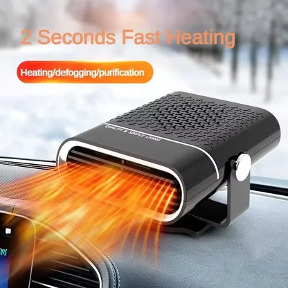 Car Heater Portable Car 24v Heater Windshield Automatic Defogging Defrost Fast Heater 12v Household Electric Heater 2026 New