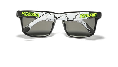 KDEAM Men's Polarized Sunglasses Square Casual Outdoors Sun Glasses Women Unisex Sunglass For Couple With Zipper Case Beauty World Shop