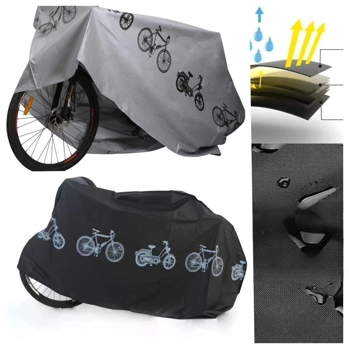 Bicycle Cover Outdoor Protection MTB Bicycle Case Cover Waterproof Dustproof Anti-UV Bike Gear All Seasons Bike Accessories Beauty World Shop