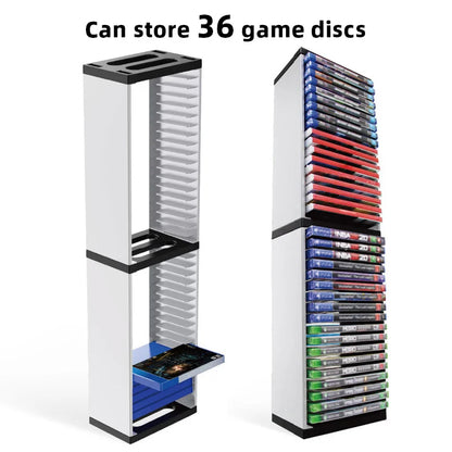 DATA FROG Host Disc Double-layer Storage Box Holder For PS5/PS4/Switch Disc Shelf for Xbox Series X Holder Accessories Beauty World Shop