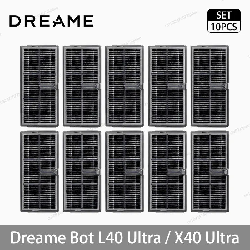 Dreame L40 Ultra / X40 Ultra Vacuum Cleaner Replacement Accessories Main Side Brush HEPA Filter Mop Cloths Dust Bag Spare Parts Beauty World Shop