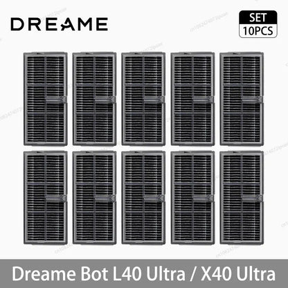Dreame L40 Ultra / X40 Ultra Vacuum Cleaner Replacement Accessories Main Side Brush HEPA Filter Mop Cloths Dust Bag Spare Parts Beauty World Shop