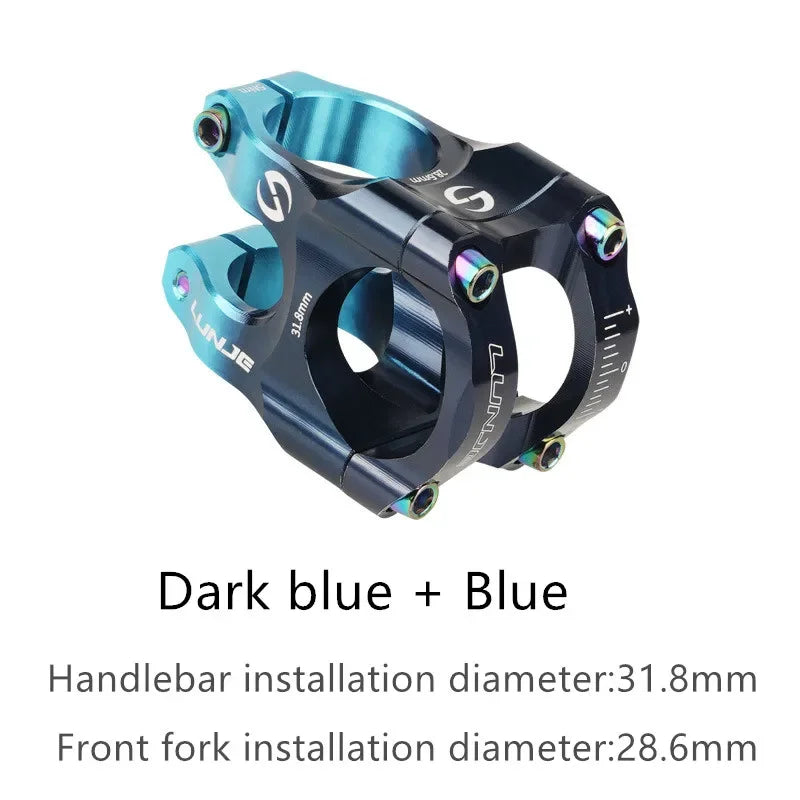 MTB Road Bike Stem CNC Mountain Bicycle Bridge Short Power 31.8mm High Strength Climbing Riser Beauty World Shop