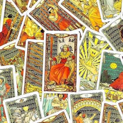 Tarot Card A 78 Cards Deck Classic Occult Divination Cards Game For Beginners,Ideal for Divination, Meditation & Gift Beauty World Shop