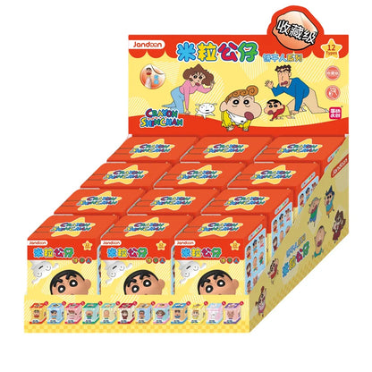 Crayon Shin-Chan Anime Figures Creative Peripheral Dinosaur Diary Baby Rice Grains Doll Model Blind Boxs Toys Children's Gifts Beauty World Shop