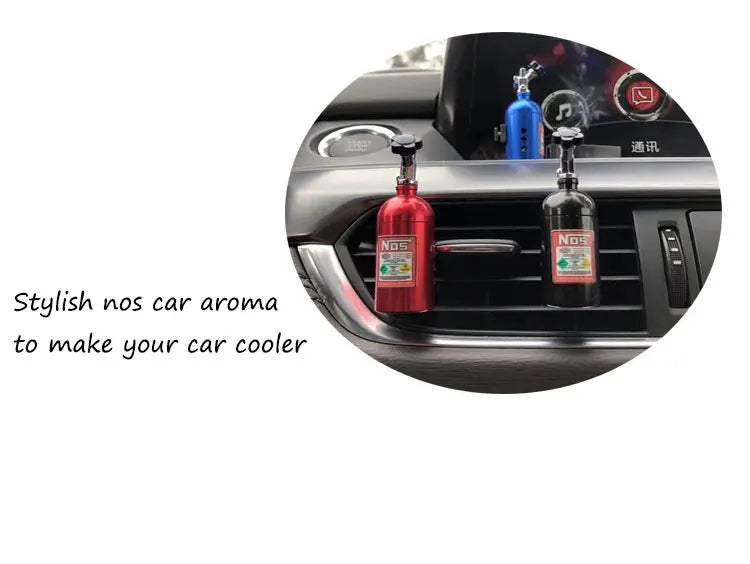 Hot Sale Car Air Freshener NOS Nitrogen Bottle Air Vent Aromatherapy Auto Aroma Outle Perfume Flavoring Fragrances Accessories Beauty World Shop