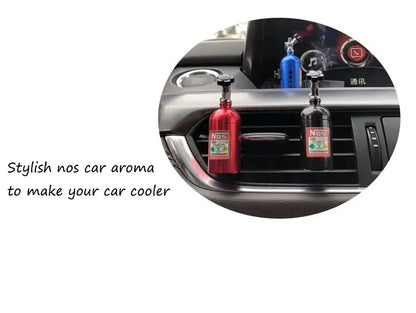 Hot Sale Car Air Freshener NOS Nitrogen Bottle Air Vent Aromatherapy Auto Aroma Outle Perfume Flavoring Fragrances Accessories Beauty World Shop