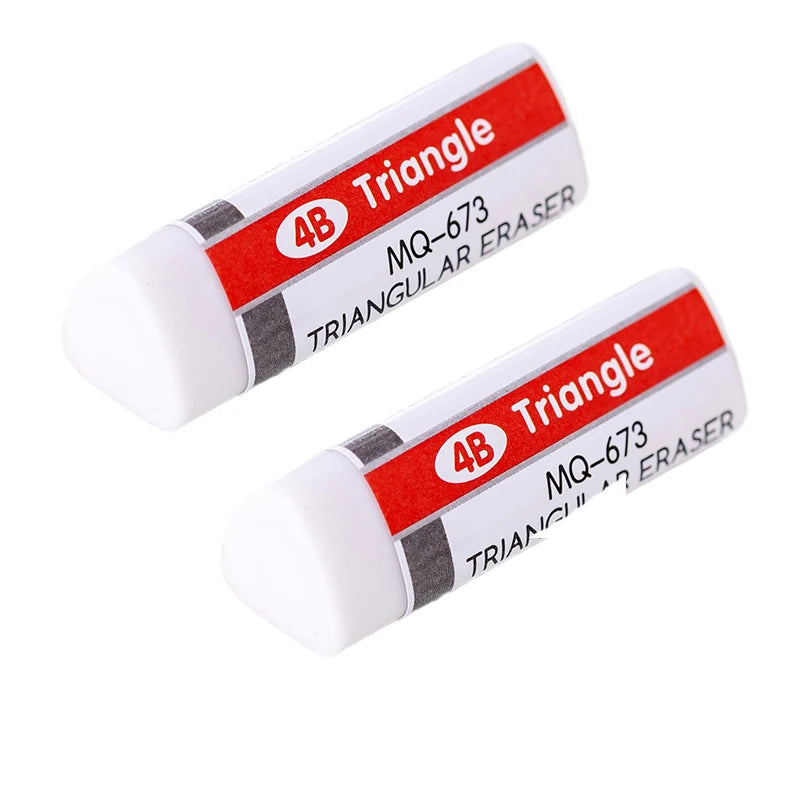 2-8-32 pcs Lytwtw's Stationery 4B Triangle Novelty Erasers Rubber Kawaii School Office Supplies Creative Eraser Beauty World Shop