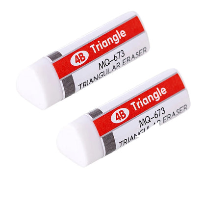 2-8-32 pcs Lytwtw's Stationery 4B Triangle Novelty Erasers Rubber Kawaii School Office Supplies Creative Eraser Beauty World Shop