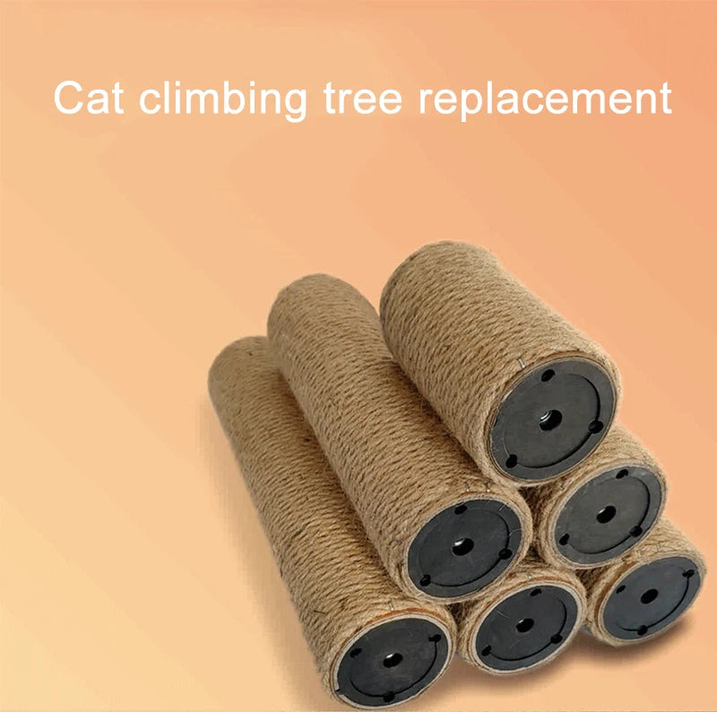 Cat Scratching Post for Cat Tree Tower DIY Cat Climbing Frame Replacement Post Sisal Rope Entangle Kitten Toy Scratch Furniture Beauty World Shop