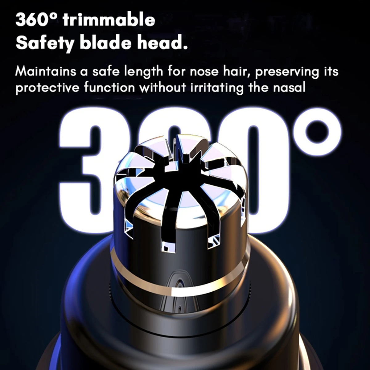 Portable Electric Nose Hair Trimmer Mini Pocket Nose Ears Hair Eyebrow Trimmer Men's Rechargeable Painless Clipper Beauty World Shop