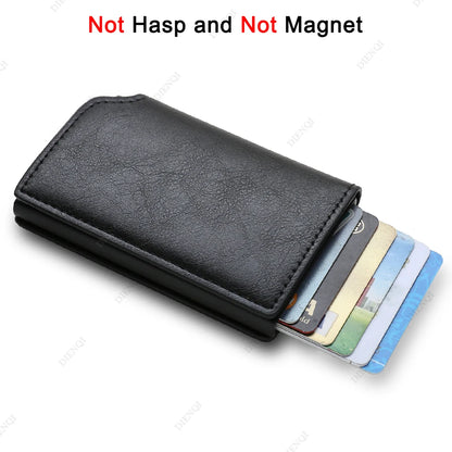 Anti Thief Rfid Credit Card Holder Smart Minimalist Wallet Pocket Men Women Slim Cardholder Bank Cash Creditcard Case Bag Purse Beauty World Shop