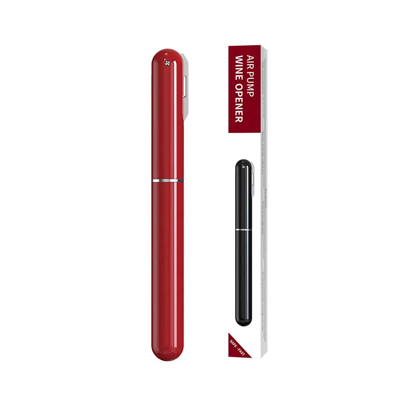 Portable Handheld 2-in-1 Air Pressure Wine Opener with Air Pump And Cork Remover Foil Cutter Compact Desktop Cicerone for Party Beauty World Shop