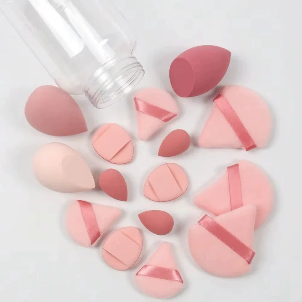 12/15Pcs Makeup Sponge Cosmetic Puff Foundation Sponges Blender Beauty Egg Powder Puffs Women Make Up Accessories Makeup Tools Beauty World Shop