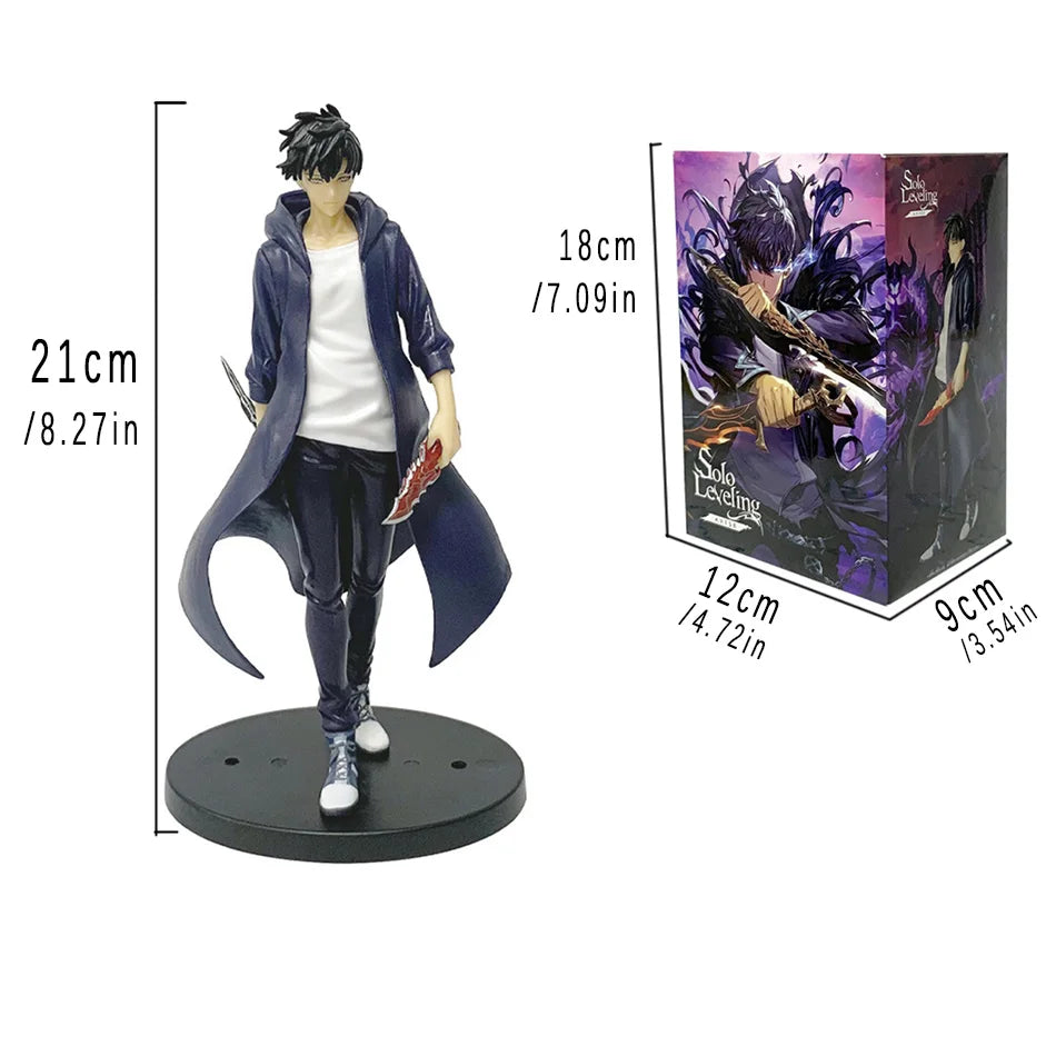 Solo Leveling Sung Jin woo Anime Figure Ore dake Level Up na Ken Shun Mizushino Anime Figures Collectible Model Doll Toys Gifts Beauty World Shop