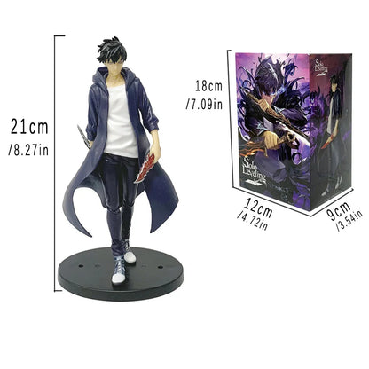 Solo Leveling Sung Jin woo Anime Figure Ore dake Level Up na Ken Shun Mizushino Anime Figures Collectible Model Doll Toys Gifts Beauty World Shop