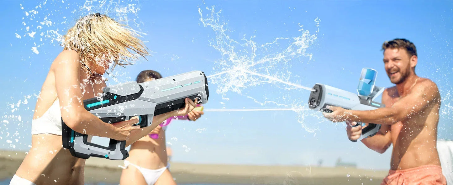 Electric Water Guns For Adults Powerful Squirt Automatic Water Suction Water Blasters Summer Outdoor Beach Toy For boys Kid Gift Beauty World Shop
