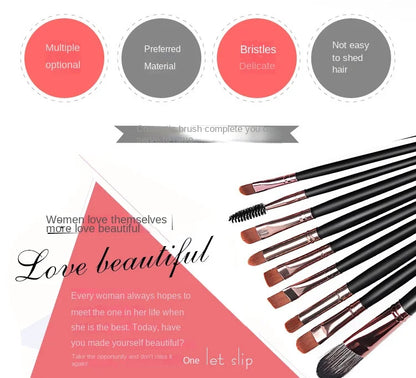 20pcs Eye brush Complete eyeshadow Brush Beauty Tool Explosive neutral logo Free Eyeliner brush Beauty World Shop