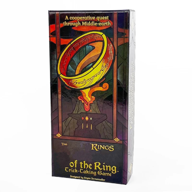 Board Game The Rings  of The Ring Trick-Taking Game Bilingual Board Game Cooperative Strategy Card Game Adventure Beauty World Shop