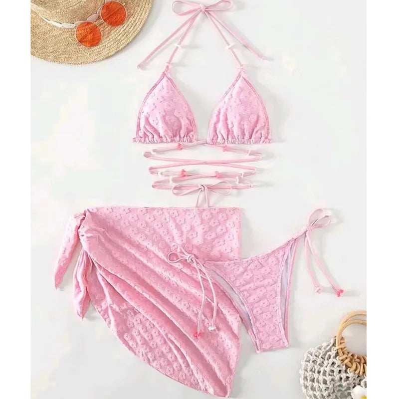 Pink Sexy Bikinis Swimsuits Women's Swimwear Push Up Female Beach Swimming Wear Girls Bathing Suits Brazilian Bikini Pool Bather Beauty World Shop