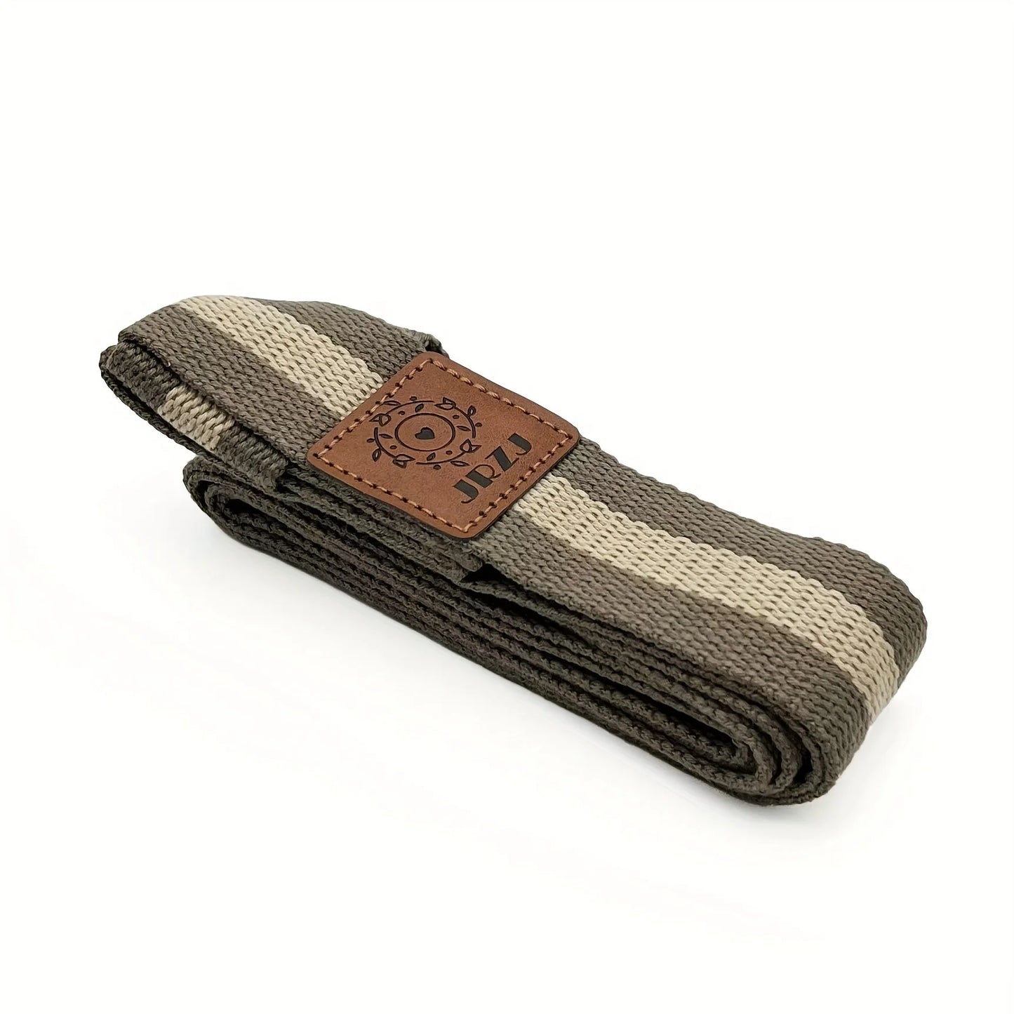 Multifunctional Yoga Mat Leather Label Strap - Yoga and Pilates Stretch Strap, Perfect for Fitness and Training Beauty World Shop