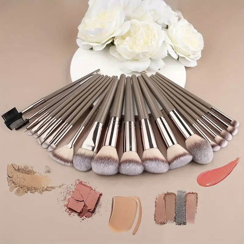 Professional 3-20PCS Makeup Brushes Set Soft Fluffy Foundation Eyeshadow Concealer Blending Blush Brush Kabuki Women Beauty Tool Beauty World Shop