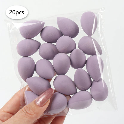 20 件装 Mini Finger Puff Beauty Cosmetic Foundation Cosmetic Sponge Makeup Blender Suitable for Cream & Powder Concealer Beauty World Shop