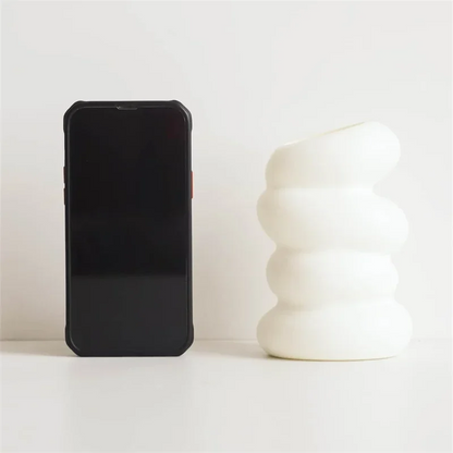 1PC Plastic Spiral White Vase Nordic Creative Flower Arrangement Container For Kitchen Living Bedroom Home Decoration Ornamen Beauty World Shop