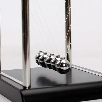 Newton Cradle Balance Steel Balls Perpetual Motion Collision Ball School Teaching Physics Science Pendulum Toy Home Decoration Beauty World Shop