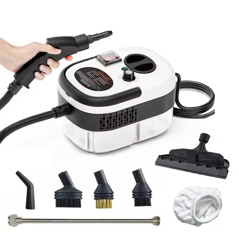 Portable Handheld Steam Cleaner High Temperature Pressurized Steam Cleaning Machine With Brush Heads For Kitchen Car Beauty World Shop