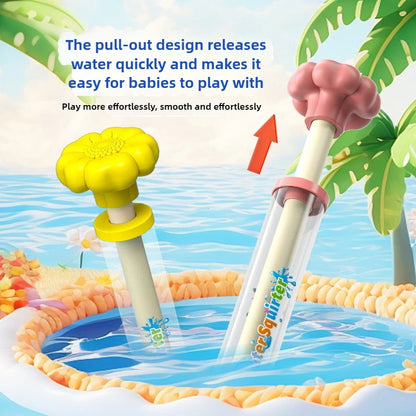 Fireworks Spray Water Pull-Back Water Gun Outdoor Splash Games for Pool Lawn Activities Kids Summer Interactive Water Spray Toys Beauty World Shop