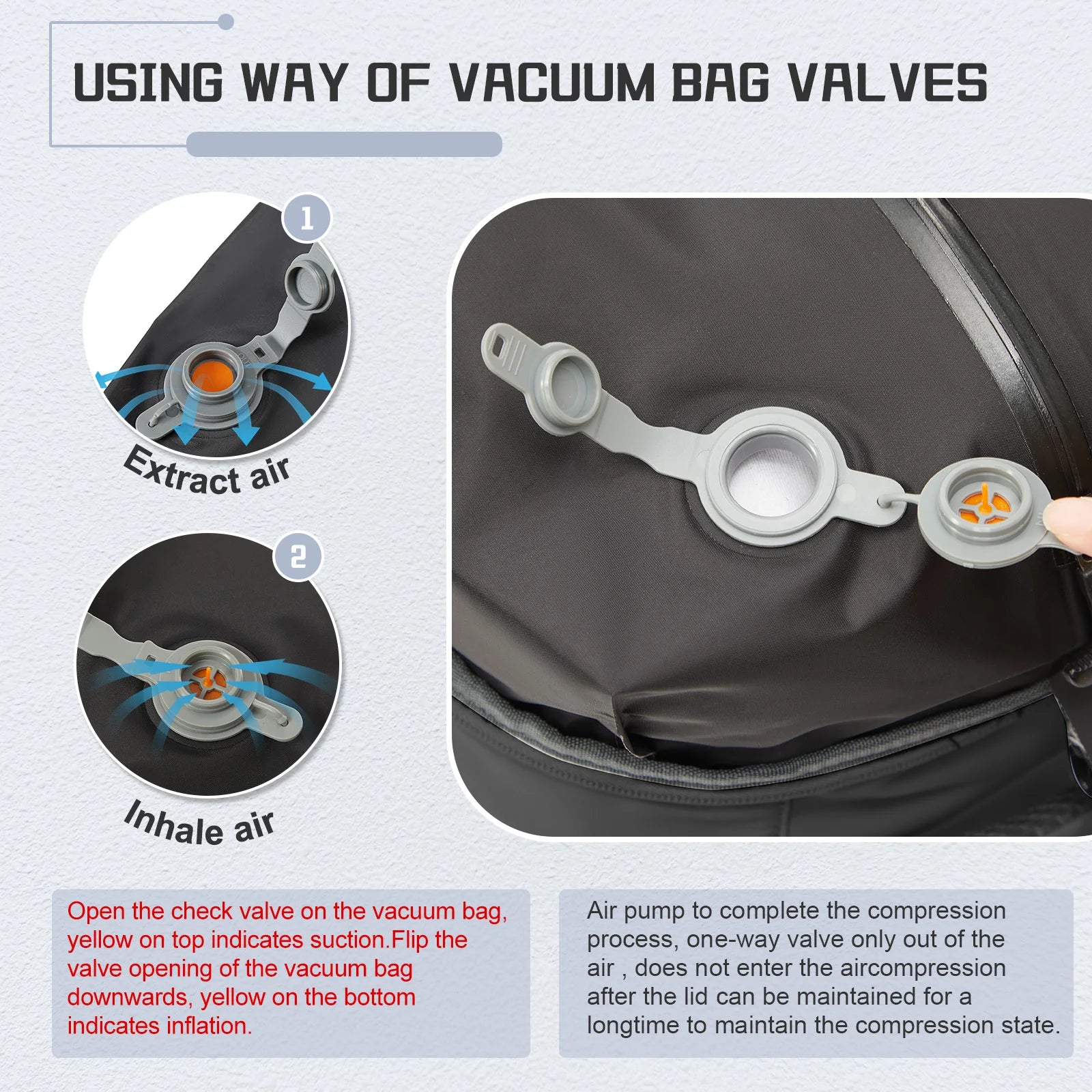 Vacuum Backpack Travel Bag for Men Large Capacity Backpack Business Laptop Backpack Women Men Expandable Backpack School Bag Beauty World Shop