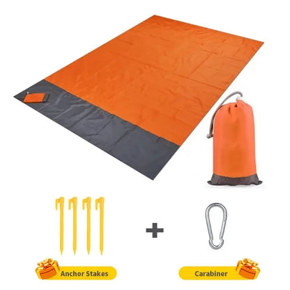 Beach Blanket Sandproof 200 X 210cm Waterproof Beach Mat Lightweight Picnic Blanket For Travel Hiking Sports Beauty World Shop