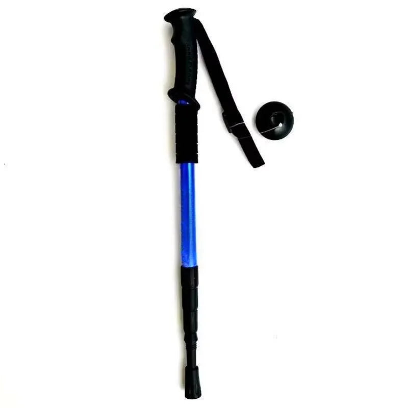 Trekking Poles Shock Absorption Foldable Ultralight Hiking Pole Suitable For Outdoor Camping Mountaineering Backpacking And Trip Beauty World Shop