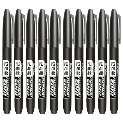6-20PCs/Set PermanentMarker Pen Fine Point Waterproof Markers Thin Nib Crude Nib Black Blue Red Ink 1.5mm Fine Color Marker Pens Beauty World Shop