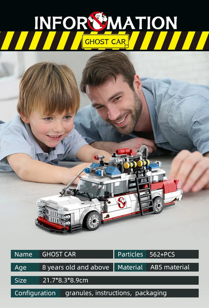 Creative Ghostbusters ECTO-1 Vehicle Technical Building Blocks Racing Car Model Car Assembly Bricks Toys for Kids Adult gifts Beauty World Shop