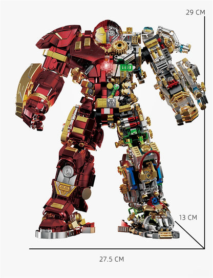Variety Iron Heroes Blocks Action Figures Mark Building Sets Buster Mech DIY Brick Collectible Toys for Boys Adult Kids Gifts Beauty World Shop