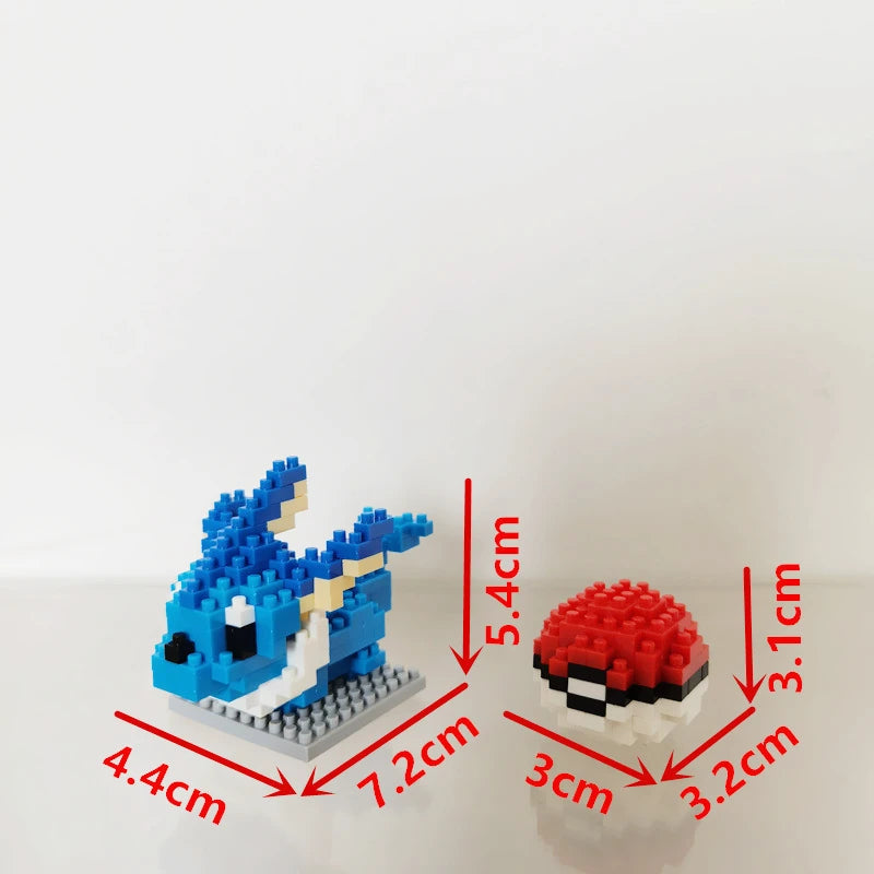 75 Style Building Blocks Assembly Anime Picachu Charizard Doll Blastoise Bulbasaur Gengar Bricks Figures Toy for Kid Gift Beauty World Shop