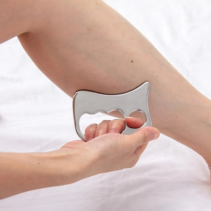 Stainless Steel Gua Sha Scraping Massage Tool IASTM Tool for Back, Legs, Arms Scraper, Anti-cellulite, Muscle Massage Relaxation Beauty World Shop
